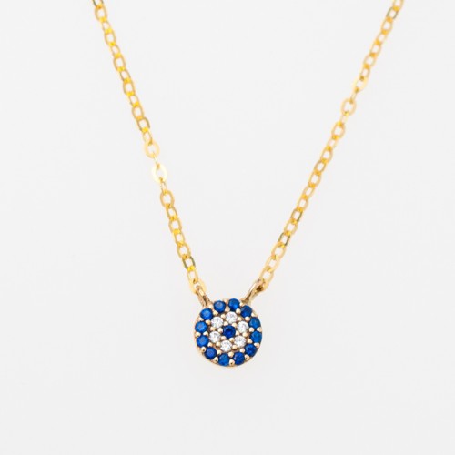 14K Χρυσό Κολιέ Με Ζιργκόν KL49901