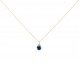 14K Χρυσό Κολιέ Με Διαμάντια και Blue London KL6352BL 14K Χρυσό Κολιέ Με Διαμάντια και Blue London KL6352BL