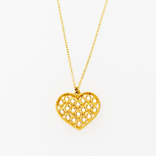 14K Χρυσό Κολιέ με Ζιργκόν KL777KG1