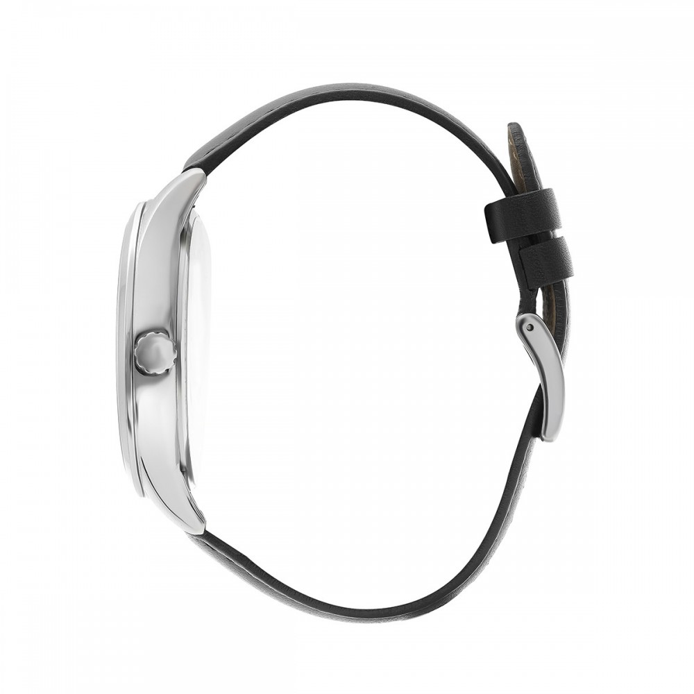LEE COOPER Black Leather Strap LC07269.361 LEE COOPER Black Leather Strap LC07269.361