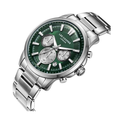 LEE COOPER Χρονογράφος με Ασημί Μπρασελέ από Super-Metal LC08068.370
