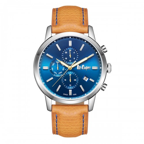 LEE COOPER Με Καφέ Δερμάτινο Λουράκι LC08085.394