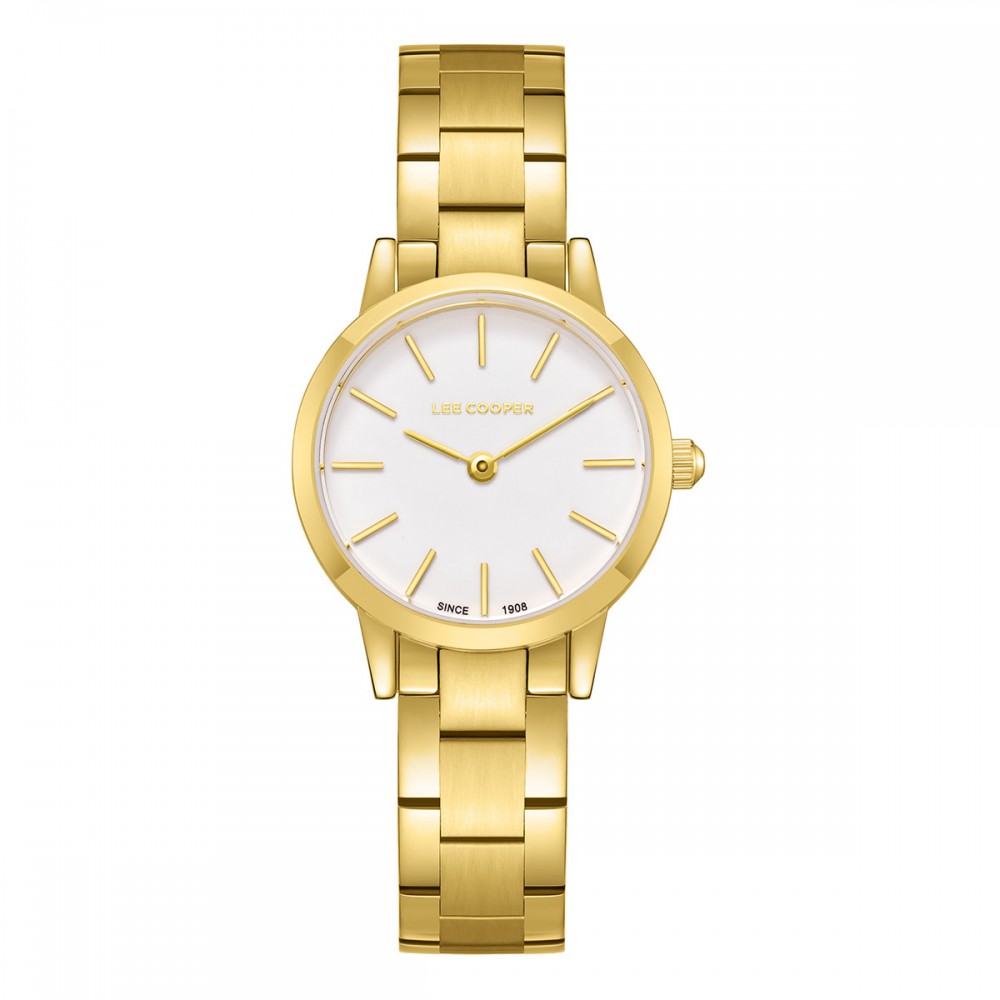 LEE COOPER Ladies Με Χρυσό Μπρασελ΄΄ε από Super-Metal LC08098.120 LEE COOPER Ladies Με Χρυσό Μπρασελ΄΄ε από Super-Metal LC08098.120