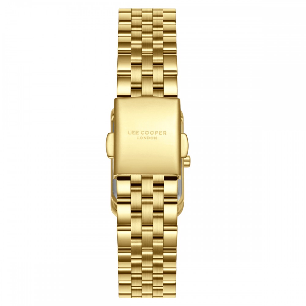 LEE COOPER με Χρυσό Μπρασελέ από Super-Metal LC08135.120 LEE COOPER με Χρυσό Μπρασελέ από Super-Metal LC08135.120