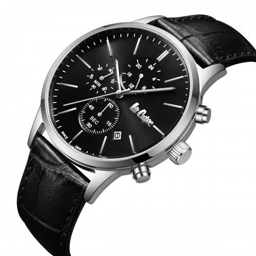 LEE COOPER Multifunction Με Μαύρο Δερμάτινο Λουράκι LC08154.351