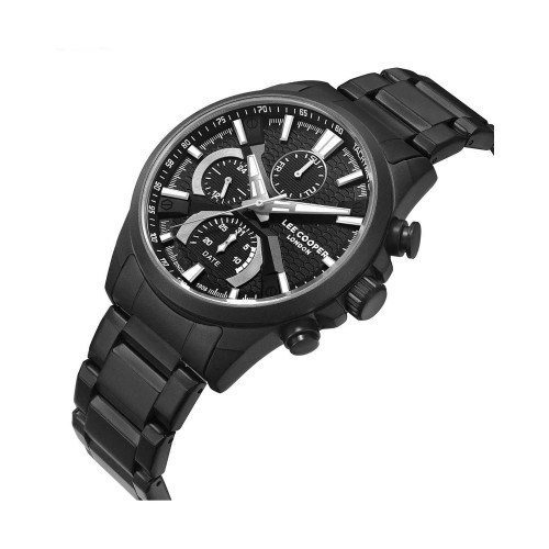 LEE COOPER με Μαύρο Μπρασελέ από Super-Metal LC08166.650