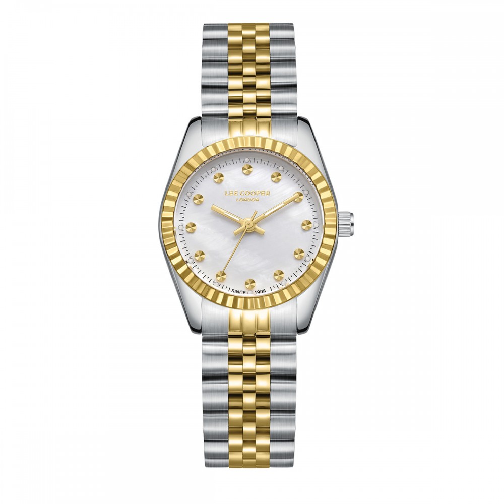 LEE COOPER με Μπρασελέ Δύο Τόνων από Super-Metal LC08167.220 LEE COOPER με Μπρασελέ Δύο Τόνων από Super-Metal LC08167.220