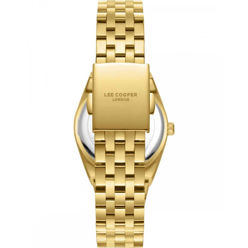 LEE COOPER Crystals με Χρυσό Μπρασελέ από Super-Metal LC08204.120 LEE COOPER Crystals με Χρυσό Μπρασελέ από Super-Metal LC08204.120
