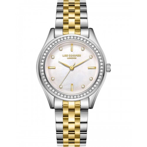 LEE COOPER Crystals με Μπρασελέ Δύο Τόνων από Super-Metal LC08211.220