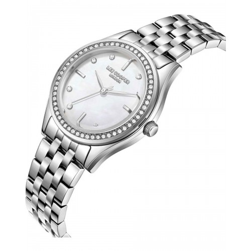 LEE COOPER Crystals με Ασημί Μπρασελέ από Super-Metal LC08211.320