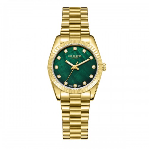 LEE COOPER Crystals με Χρυσό Μπρασελέ από Super-Metal LC08212.170