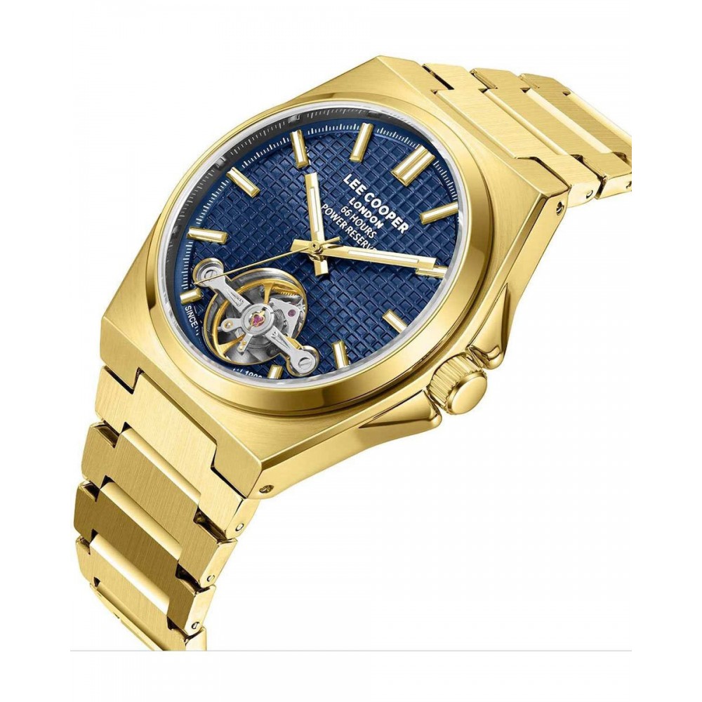 LEE COOPER Automatic με Χρυσό Μπρασελέ από Super-Metal LC08229.190