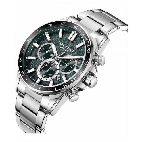LEE COOPER Χρονογράφος με Ασημί Μπρασελέ από Super-Metal LC08240.370