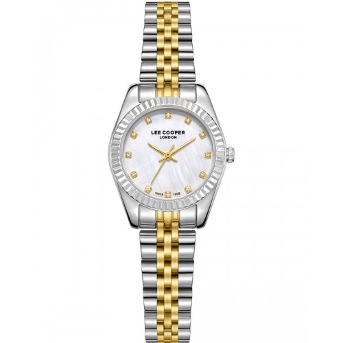 LEE COOPER Crystals με Μπρασελέ Δύο Τόνων από Super-Metal LC08243.220