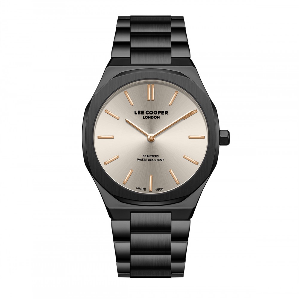 LEE COOPER με Ανθρακί Μπρασελέ από Super-Metal LC08275.060