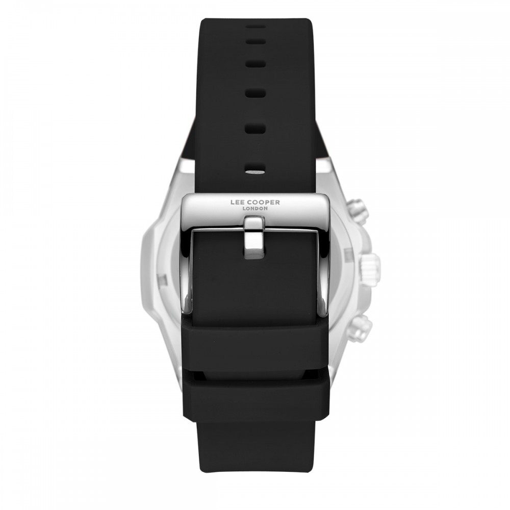 LEE COOPER Multifunction με Μαύρο Λουράκι Σιλικόνης LC08313.351