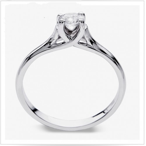 18K Μονόπετρο Δαxτυλίδι Αρραβώνων με Οικολογικό Lab Grown Διαμάντι0.46ct LG17398