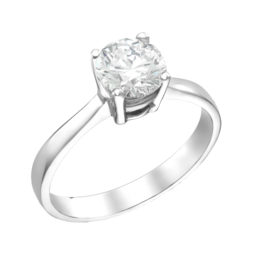 18K Μονόπετρο Δαxτυλίδι Αρραβώνων με Οικολογικό Lab-Grown Διαμάντι 0.80ct LG401962