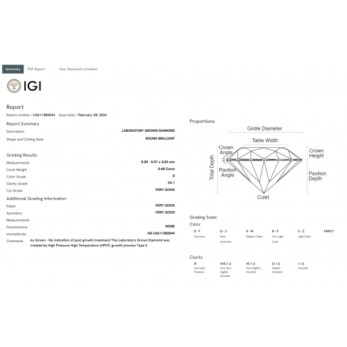 14K Λευκόχρυσο Δαχτυλίδι με Οικολογικό Διαμάντι LG82044