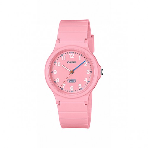 CASIO Standard με Ροζ Λουράκι από Καουτσούκ LQ-24B-4BEF