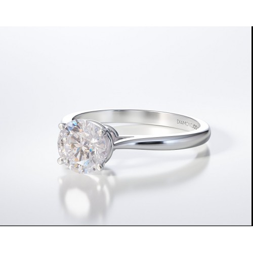 18K Μονόπετρο Δαxτυλίδι Αρραβώνων με Διαμάντι LR271