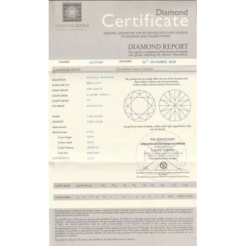 18K Χρυσό Μονόπετρο Δαxτυλίδι Αρραβώνων με Διαμάντι LR358