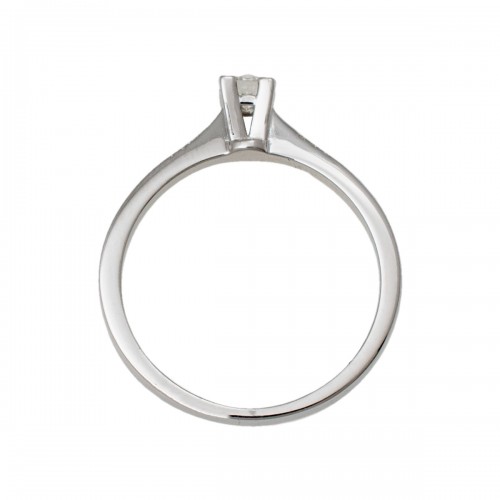 18K Μονόπετρο Δαxτυλίδι Αρραβώνων με Διαμάντι LR462