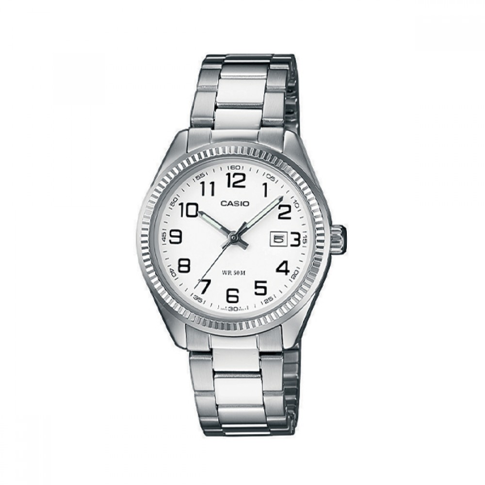 CASIO Collection με Ασημί Ανοξείδωτο Ατσάλι LTP-1302PD-7BVEG CASIO Collection με Ασημί Ανοξείδωτο Ατσάλι LTP-1302PD-7BVEG