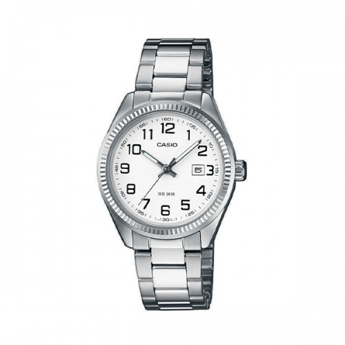 CASIO Collection με Ασημί Ανοξείδωτο Ατσάλι LTP-1302PD-7BVEG