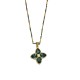 DIMITRIOS EXCLUSIVE Φλοράλ Μενταγιόν με Swarovski Κρύσταλλα και τρίχρωμη αλυσίδα M156 DIMITRIOS EXCLUSIVE Φλοράλ Μενταγιόν με Swarovski Κρύσταλλα και τρίχρωμη αλυσίδα M156