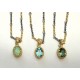 DIMITRIOS EXCLUSIVE Οβάλ Μενταγιόν με Swarovski Κρύσταλλο και τρίχρωμη αλυσίδα M162 DIMITRIOS EXCLUSIVE Οβάλ Μενταγιόν με Swarovski Κρύσταλλο και τρίχρωμη αλυσίδα M162