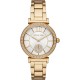 Michael Kors Abbey Με Χρυσό Μπρασελέ από Ανοξείδωτο Ατσάλι MK4615 Michael Kors Abbey Με Χρυσό Μπρασελέ από Ανοξείδωτο Ατσάλι MK4615