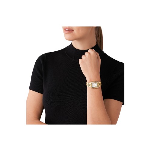 MICHAEL KORS Emery Crystals Με Χρυσό Μπρασελέ από Ανοξείδωτο Ατσάλι και Ζιργκόν MK4867