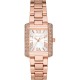 MICHAEL KORS Emery Crystals Rose Gold Stainless Steel Bracelet MK4641