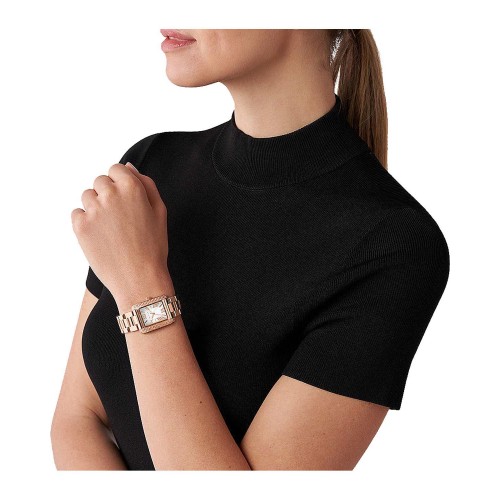 MICHAEL KORS Emery Crystals Rose Gold Stainless Steel Bracelet MK4641 MICHAEL KORS Emery Crystals Rose Gold Stainless Steel Bracelet MK4641