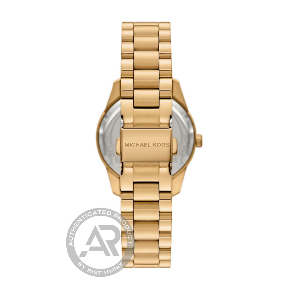 MICHAEL KORS Lexington Crystals Με Χρυσό Μπρασελέ από Ανοξείδωτο Ατσάλι MK4924