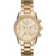 MICHAEL KORS Ritz Crystals Gold Stainless Steel Chronograph MK6356