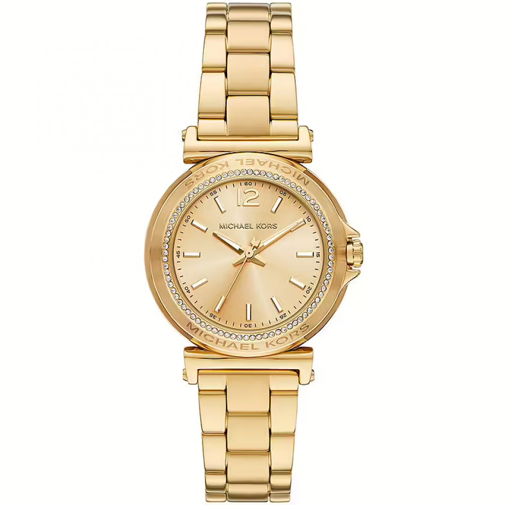 MICHAEL KORS Maren με Χρυσό Μπρασελέ από Ανοξείδωτο Ατσάλι MK7516 MICHAEL KORS Maren με Χρυσό Μπρασελέ από Ανοξείδωτο Ατσάλι MK7516