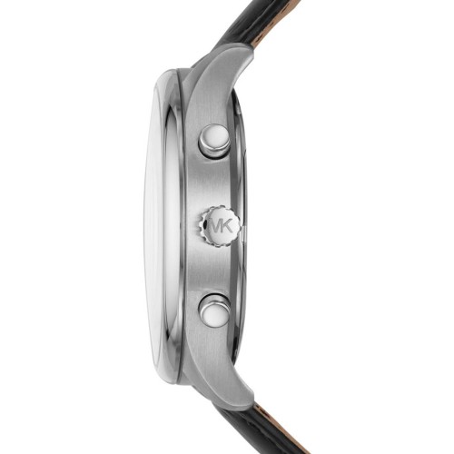 MICHAEL KORS Merrick Chronograph Black Leather Strap MK8635 MICHAEL KORS Merrick Chronograph Black Leather Strap MK8635