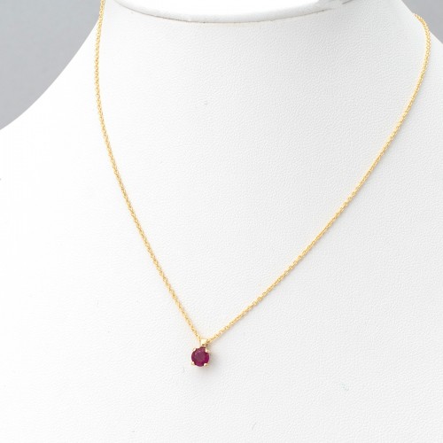 18K Χρυσό Κολιέ με Ρουμπίνι MR00004