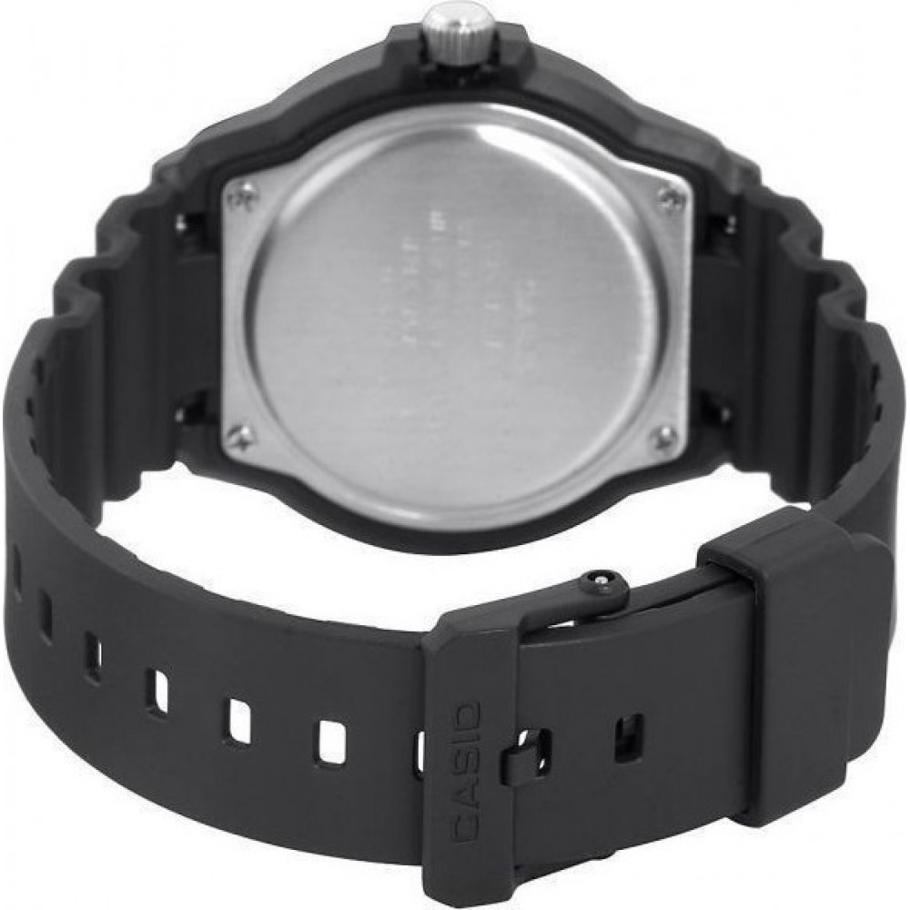 CASIO Collection Black Rubber Strap MRW-200H-1BVEG CASIO Collection Black Rubber Strap MRW-200H-1BVEG