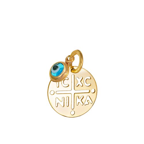 9K, Χρυσό Κωνσταντινάτο με Ματάκι, MT047AF