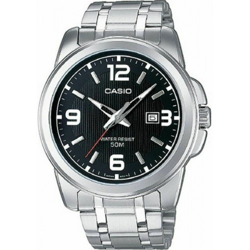 CASIO Collection Stainless Steel Bracelet Black Dial MTP-1314PD-1AVEF