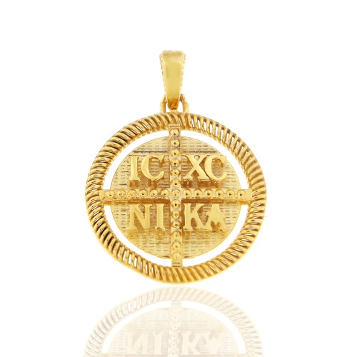 9K Χρυσό Κωνσταντινάτο Διπλής Όψεως P461KR