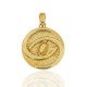 14K Χρυσό Κωνσταντινάτο Διπλής Όψεως P496KR 14K Χρυσό Κωνσταντινάτο Διπλής Όψεως P496KR