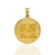14K Χρυσό Κωνσταντινάτο Διπλής Όψεως P496KR 14K Χρυσό Κωνσταντινάτο Διπλής Όψεως P496KR