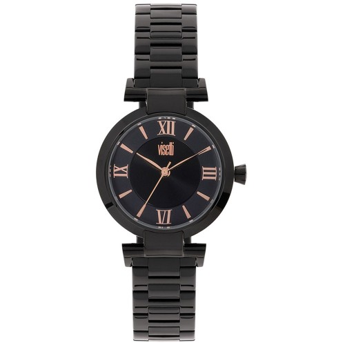 VISETTI Meloise Black  Stainless Steel Bracelet PE-494BBR