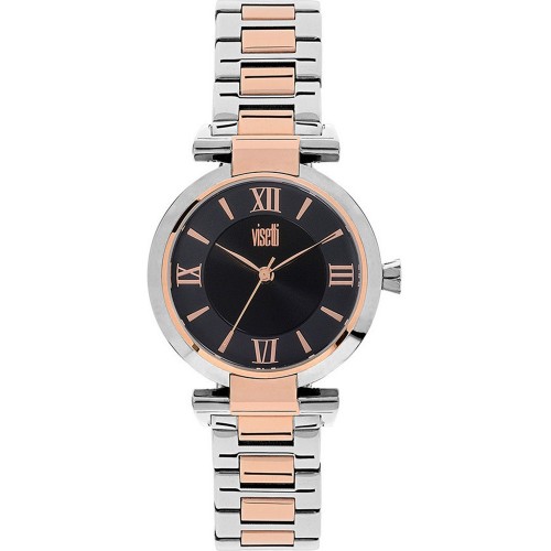 VISETTI Meloise Two Tone Stainless Steel Bracelet PE-494SRB