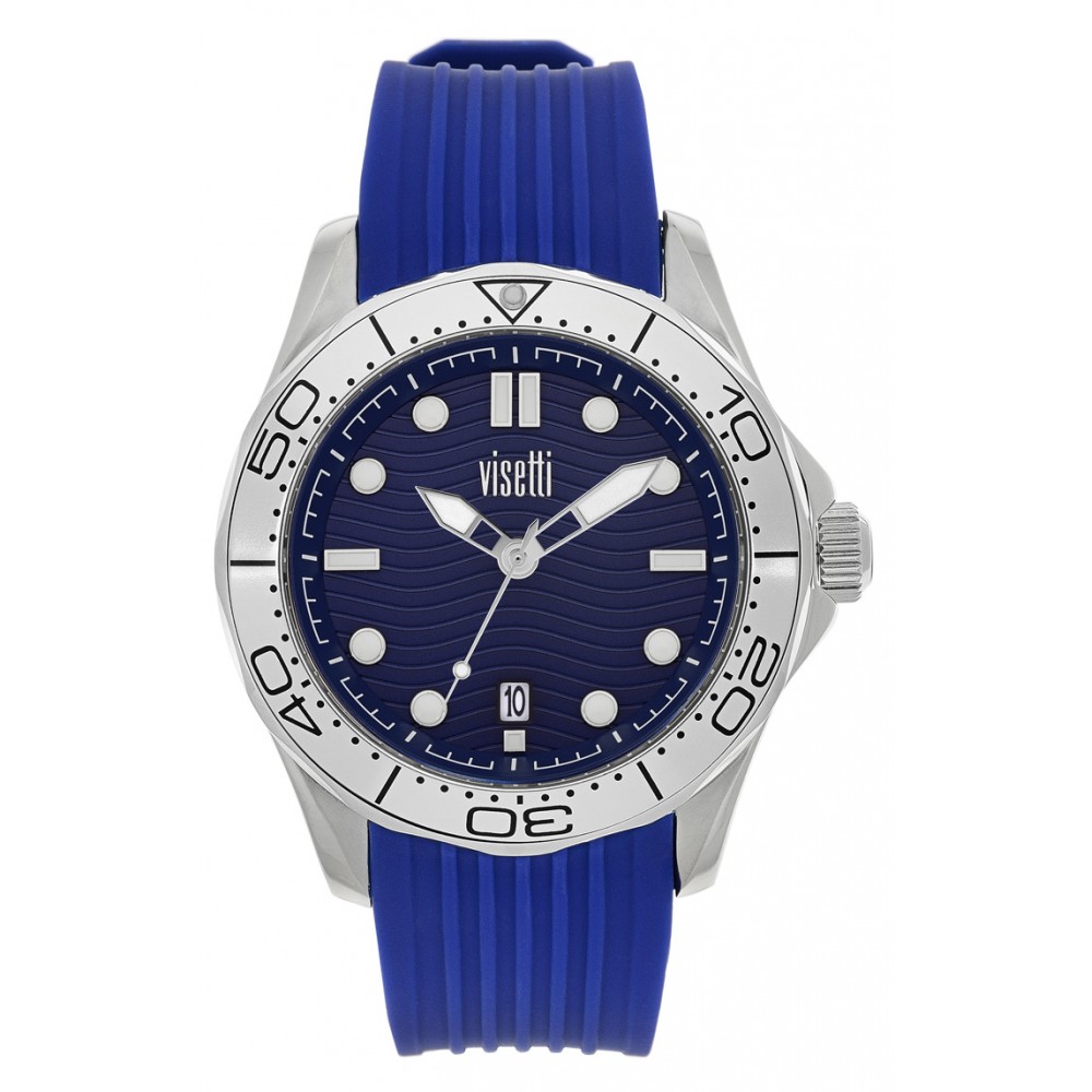 VISETTI Fit All Blue Rubber Strap PE-693CC VISETTI Fit All Blue Rubber Strap PE-693CC