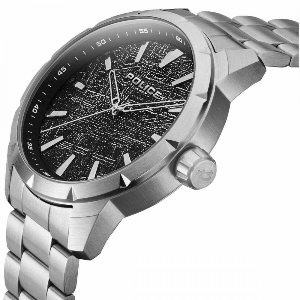 POLICE Pendry Με Ασημί Μπρασελέ από Ανοξείδωτο Ατσάλι PEWJG2202901
